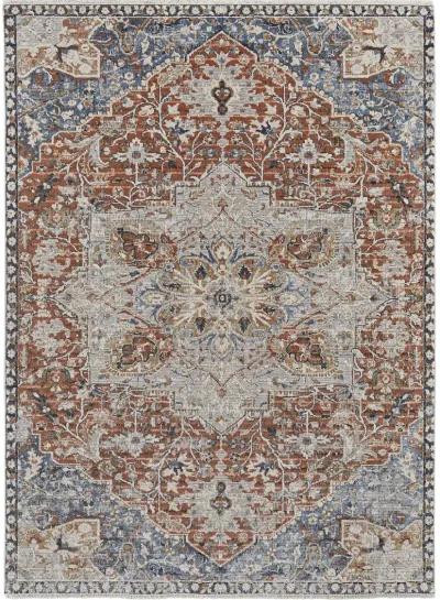 Kaia 39HXF Orange/Ivory/Blue 7'10" x 9'6" Rug