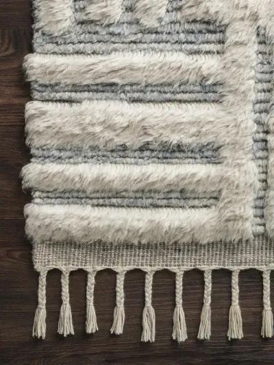 Khalid KF01 Ivory/Sky 8'6" x 11'6" Rug