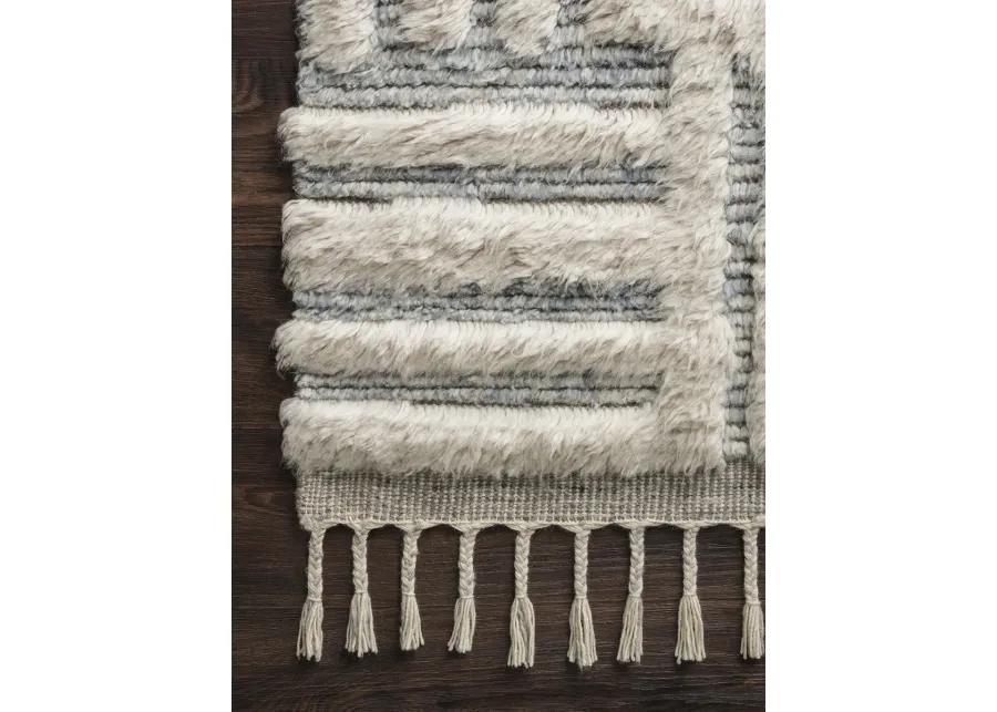 Khalid KF01 Ivory/Sky 8'6" x 11'6" Rug