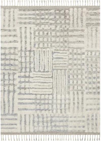 Khalid KF01 Ivory/Sky 8'6" x 11'6" Rug