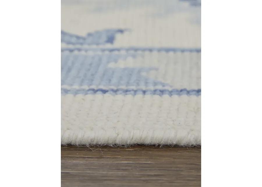 Karina 69G7F 3'6" x 5'6" Ivory/Blue Rug