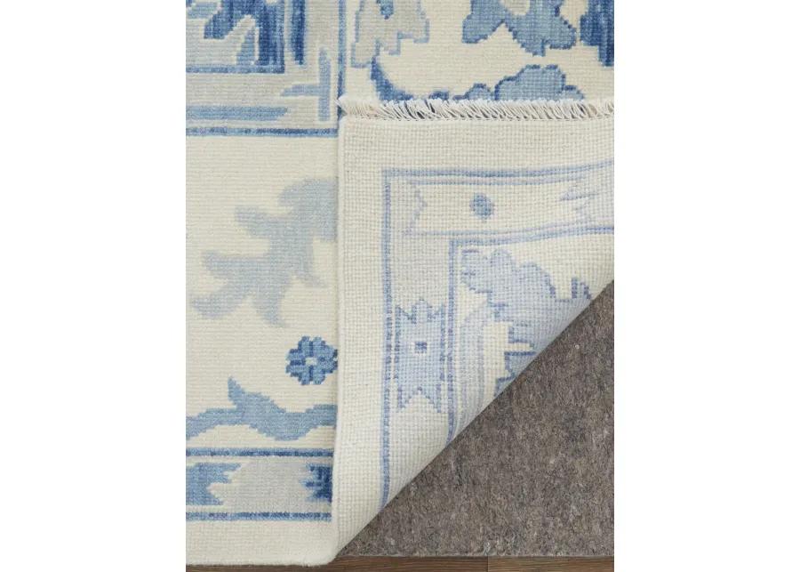 Karina 69G7F 3'6" x 5'6" Ivory/Blue Rug