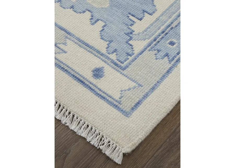 Karina 69G7F 3'6" x 5'6" Ivory/Blue Rug