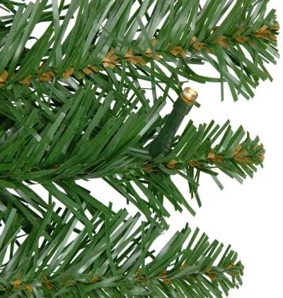 9' x 10" B/O Pre-Lit Artificial Whitmire Pine Christmas Garland - Warm White LED Lights