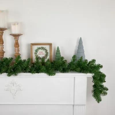 9' x 10" B/O Pre-Lit Artificial Whitmire Pine Christmas Garland - Warm White LED Lights