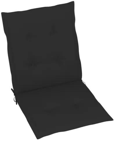 vidaXL Garden Chair Cushions 6 pcs Black 39.4"x19.7"x1.6"