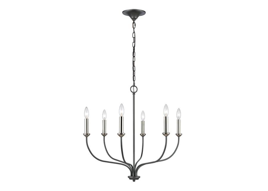 Madeline 25.75'' Wide 6-Light Chandelier