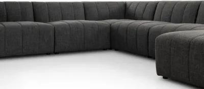 Langham Channeled 6-Piece Raf Chaise Sectional