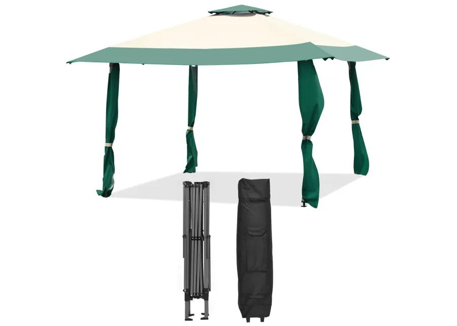 13 Feet x 13 Feet Pop Up Canopy Tent Instant Outdoor Folding Canopy Shelter