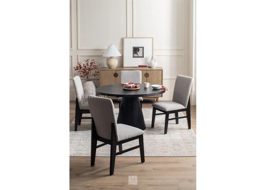 Portland 52" Black Dining Table