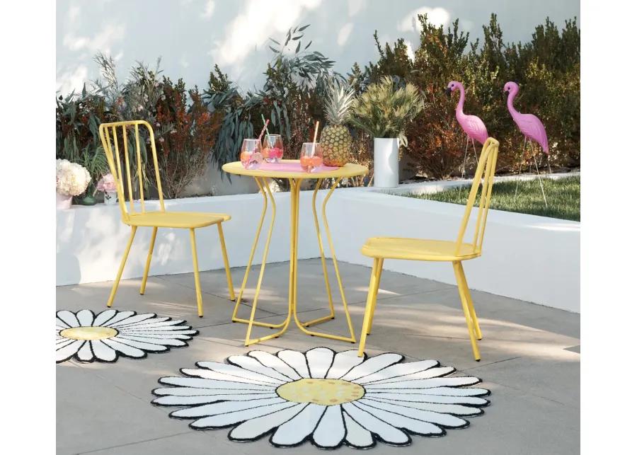 Heidi Outdoor/Indoor 3 Piece Bistro Set