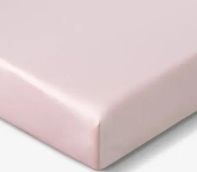 Hyper-Linen Crib Sheet - Light Pink