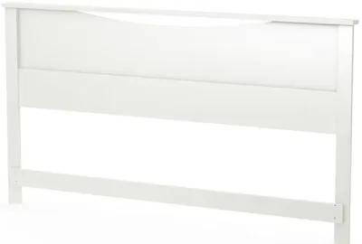 Hivvago King size Contemporary Headboard in White Wood Finish