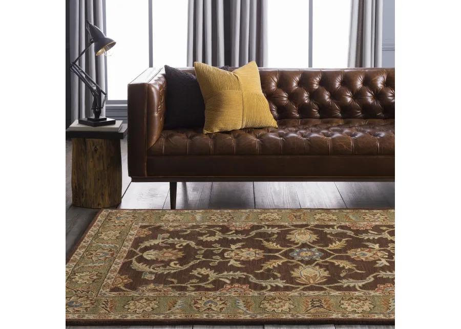 Caesar CAE-1007 9'9' Square Brown Rug