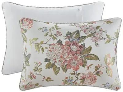 Gracie Mills Washington 8-Piece Floral Jacquard Comforter Set