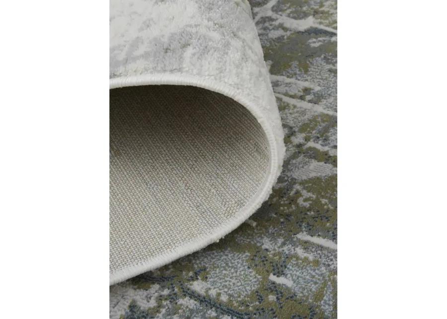 Atwell 3146F Green/Gray/Ivory 3' x 8' Rug