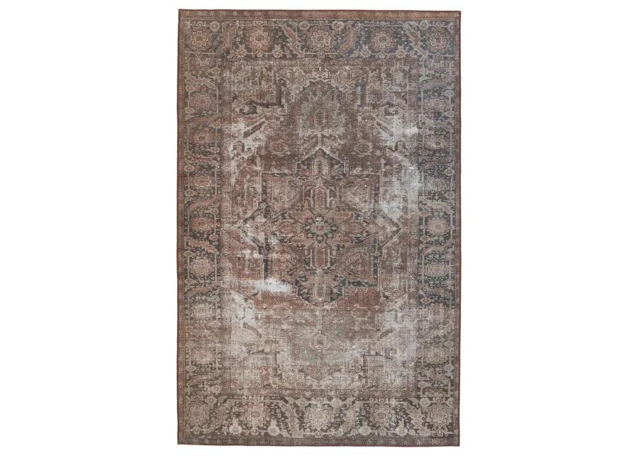 Harman By Katelester Minita Brown 2'6" x 10' Runner Rug