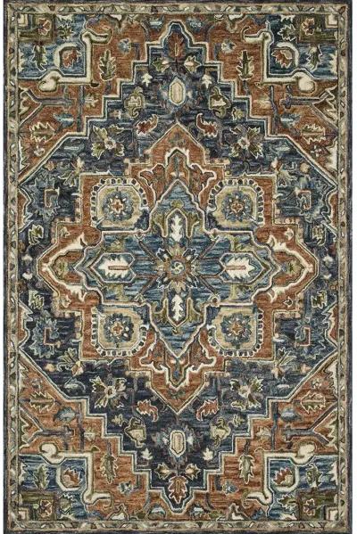 Victoria Rust/Multi 9'3" x 13' Rug