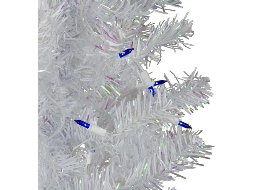 4' Pre-Lit Medium Pine Artificial Christmas Tree - Blue Lights