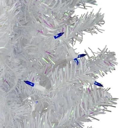 4' Pre-Lit Medium Pine Artificial Christmas Tree - Blue Lights