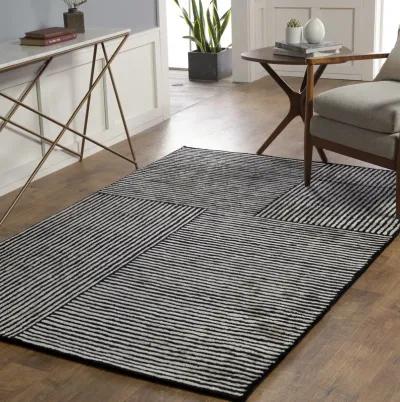 Quartz QTZ-5037 8' x 10' Black Rug