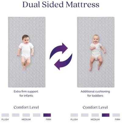 Sweet Cuddles Crib & Toddler Bed Mattress, White Cloud