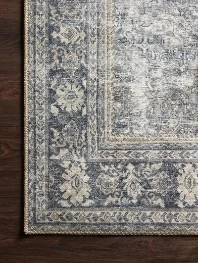 Wynter WYN03 Silver/Charcoal 3'6" x 5'6" Rug