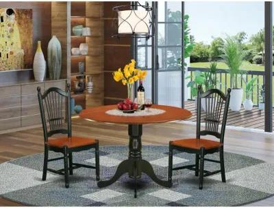 Dining Room Set Black & Cherry