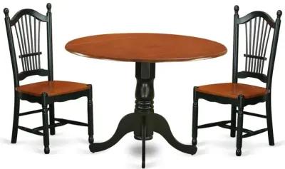 Dining Room Set Black & Cherry