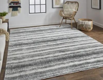 Mackay 8824F Gray/Ivory/Black 4' x 6' Rug