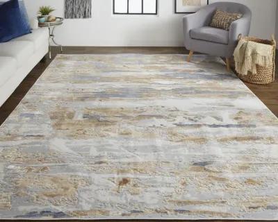 Laina 39G5F Tan/Orange/Ivory 3' x 8' Rug