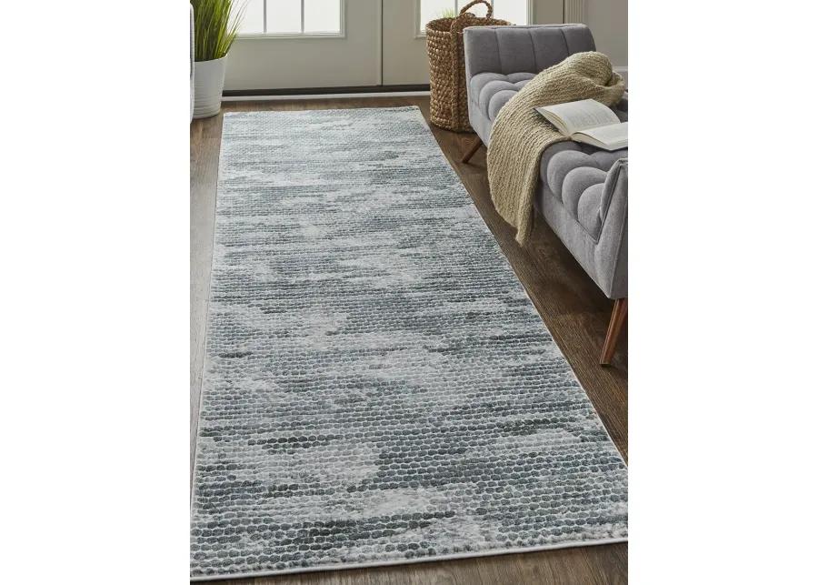 Atwell 3171F 2'8" x 8' Blue/Gray Runner