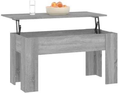 Coffee Table Gray Sonoma 39.8"x19.3"x20.5" Engineered Wood