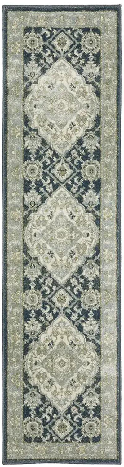 Branson 1'10" x 7'3" Blue Rug