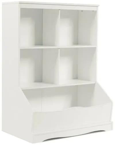 Hivvago 3-Tier Children's Multi-Functional Bookcase Toy Storage Bin Floor Cabinet