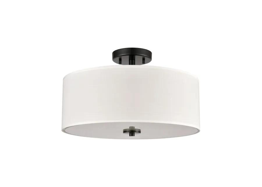 Oakland 16'' Wide 2-Light Semi Flush Mount