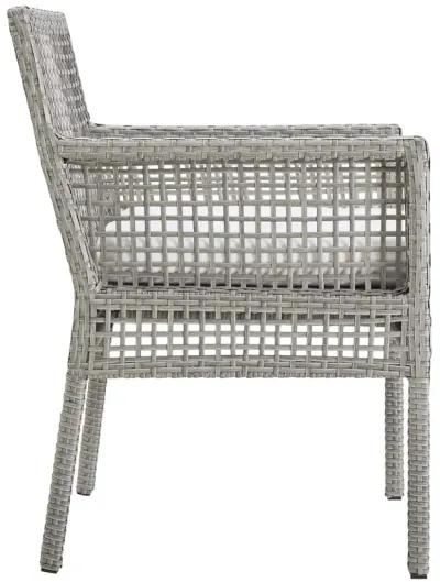 Aura Dining Armchair Outdoor Patio Wicker Rattan Set of 2