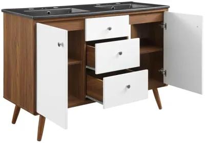 Transmit 48" Double Sink Bathroom Vanity