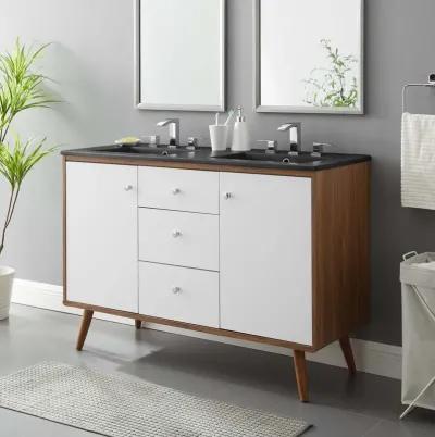 Transmit 48" Double Sink Bathroom Vanity