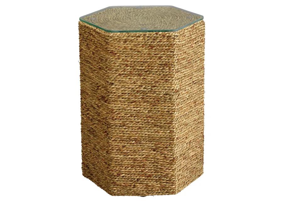 Peninsula Seagrass Side Table