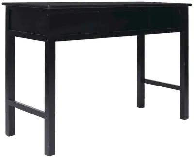 vidaXL Writing Desk Black 43.3"x17.7"x29.9" Wood, 284158