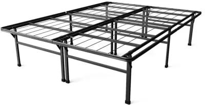 Hivvago King size 18 inch High Rise Metal Platform Bed Frame