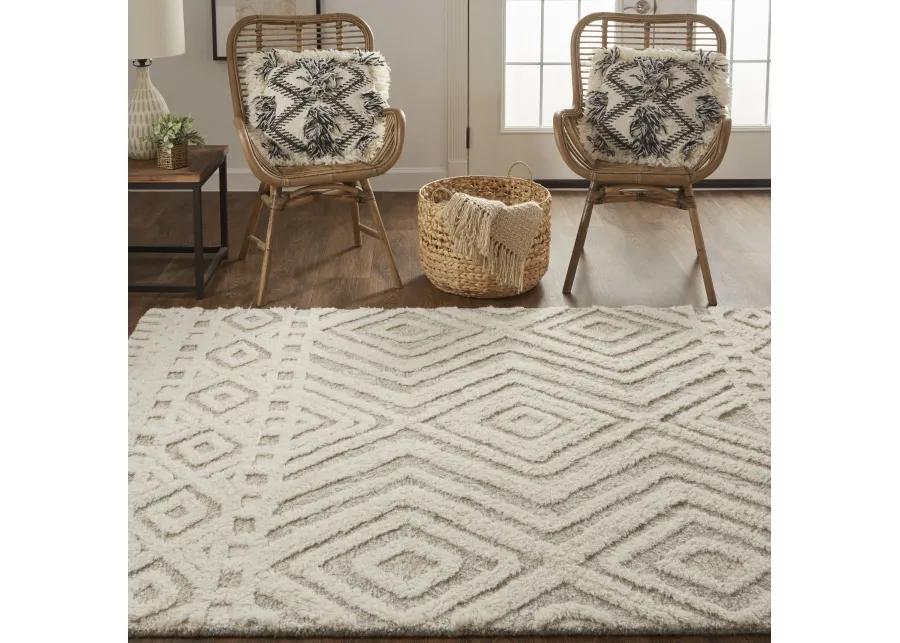 Anica 8010F Ivory/Tan 2' x 3' Rug