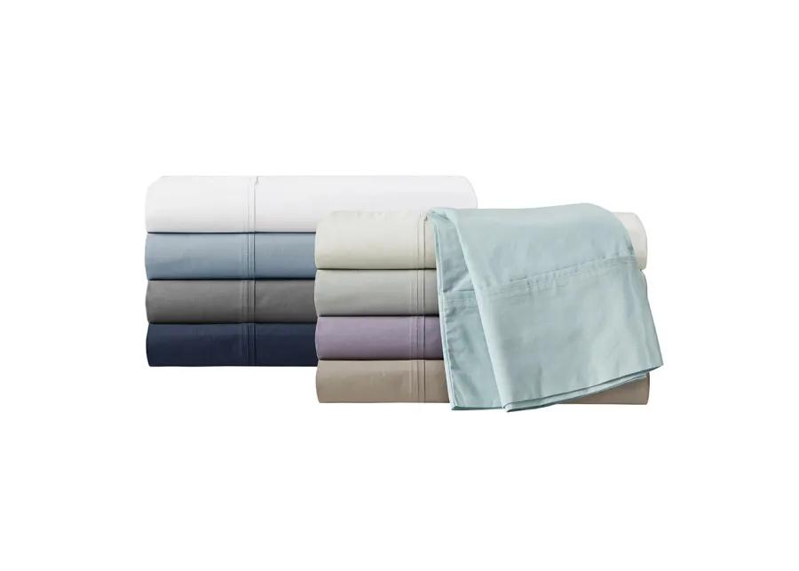 Gracie Mills Clementine 200 Thread Count Year-Round Cotton Percale Sheet Set