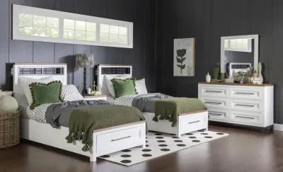 Dutton Twin Panel Bed w/ Storage