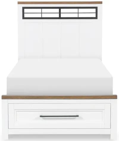 Dutton Twin Panel Bed w/ Storage