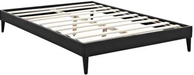 Modway - Tessie Full Vinyl Bed Frame with Squared Tapered Legs Black