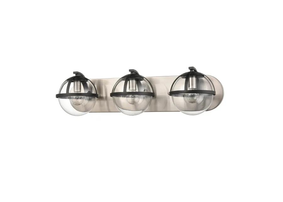 Davenay 23'' Wide 3-Light Silver Vanity Light