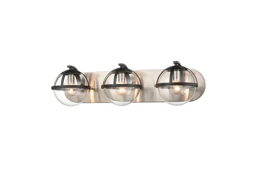 Davenay 23'' Wide 3-Light Silver Vanity Light