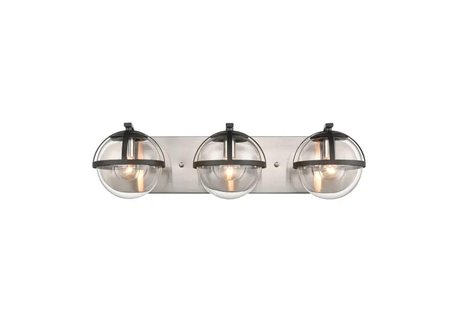 Davenay 23'' Wide 3-Light Silver Vanity Light